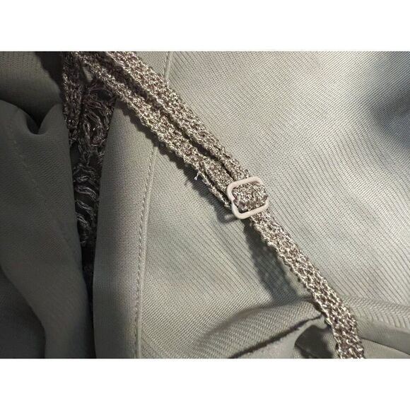 Carmen Marc Valvo Collection Women XL Dressy Twin Set Top Gold Sequins Textured - Picture 13 of 13